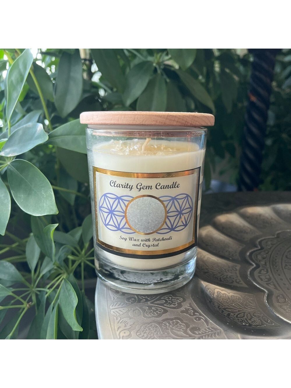 Soy Candle Patchouli and Crystal